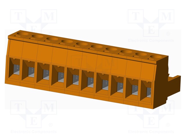 Connector: pluggable terminal block; plug; female; straight; 300V