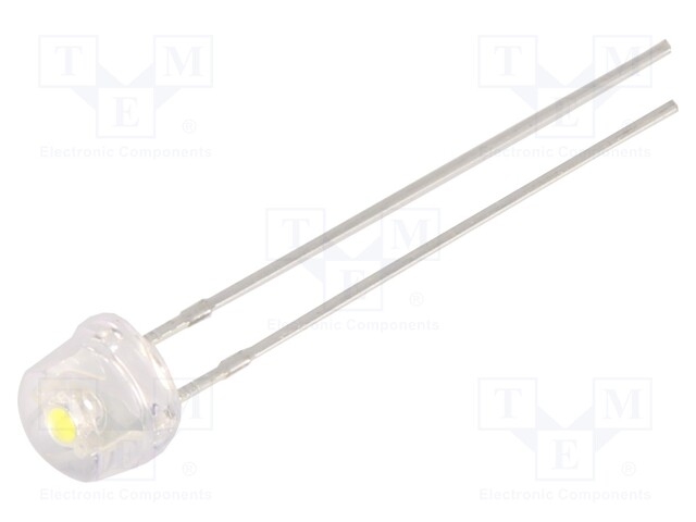 LED; 4.8mm; 100°; Front: convex; 2.9÷3.4V; No.of term: 2; -30÷85°C