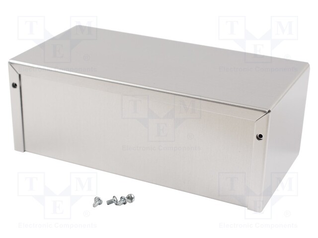 Enclosure: multipurpose; X: 102mm; Y: 203mm; Z: 76mm; 1411; aluminium