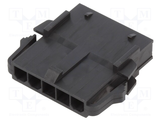 Connector: wire-board; Colour: black; plug; male; -40÷105°C; PIN: 5