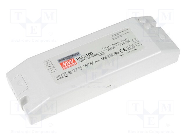 Power supply: switched-mode; LED; 95.4W; 36VDC; 27÷36VDC; 2.65A