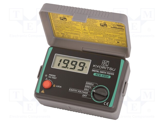 Meter: grounding resistance; LCD 3,5 digit (1999); IP54