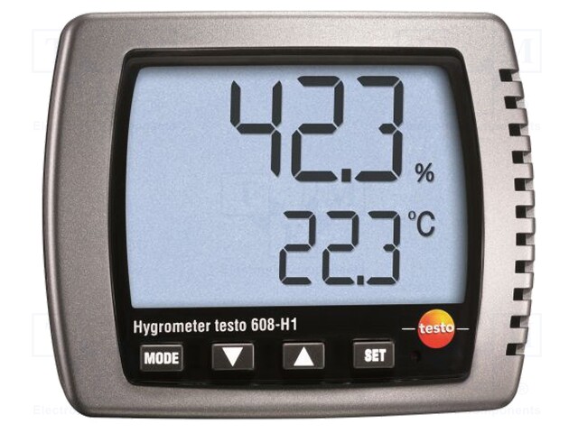 Thermo-hygrometer; 0÷50°C; 10÷95%RH; Accur: ±0,5°C