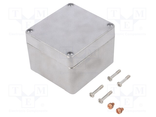 Enclosure: multipurpose; X: 75mm; Y: 80mm; Z: 57mm; 68; aluminium