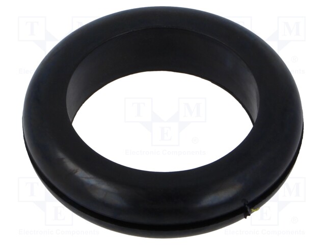 Grommet; black; UL94HB; TPR