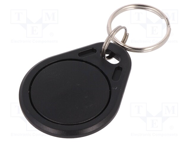 RFID pendant; T5577; black; 125kHz; Mat: plastic; 330bit; 4g