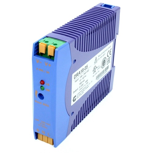 Power supply: switched-mode; 15W; 5VDC; 3A; 90÷264VAC; 150g; 75%