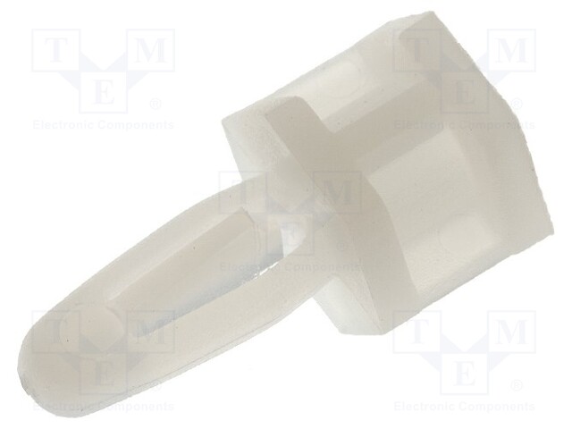 Assembly stud; polyamide; L: 12.7mm; screwed fole,snap fastener