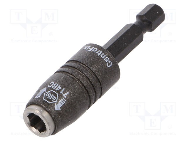 Holders for screwdriver bits; Socket: 1/4"; Overall len: 60mm