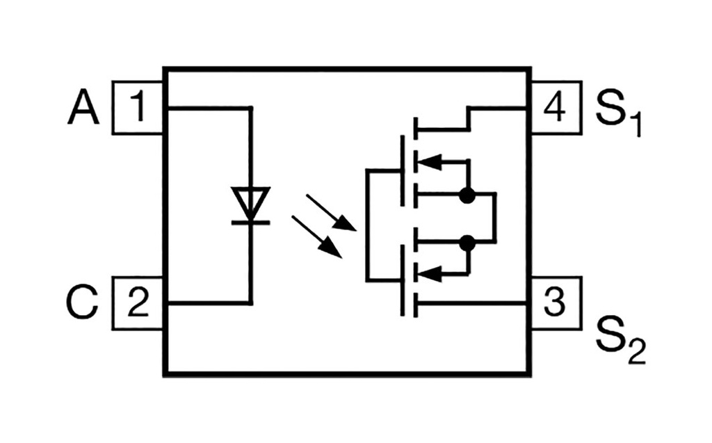 MOSFET Relay, SPST-NO, 140 mA, SMD, 400 V, 27 ohm, 5.3 kV