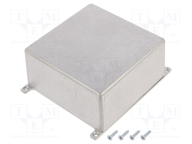 Enclosure: shielding; X: 120.5mm; Y: 120.5mm; Z: 59mm; aluminium