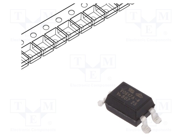 Optocoupler; SMD; Channels: 1; Out: transistor; Uinsul: 5.3kV