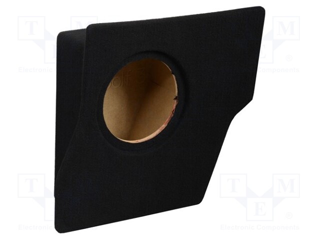 Car loudspeaker enclosure; MDF; black; textil; 8l; 200mm; 217mm; VW