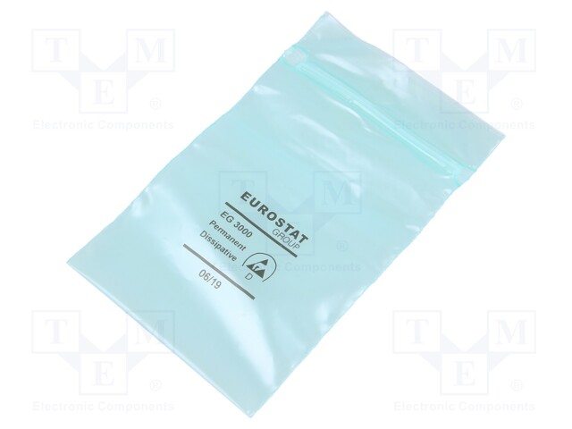 Protection bag; ESD; L: 80mm; W: 76mm; D: 75um; Features: self-seal