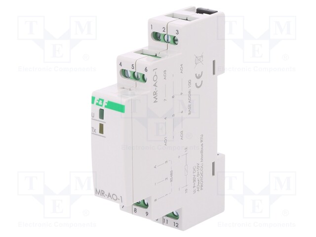 Industrial module: analog output; 9÷30VDC; Mounting: DIN; IP20