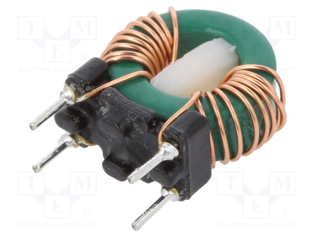 Inductor: wire; THT; 470uH; 1.2A; 60mΩ; 230VAC; 4.5x10mm; -20÷+50%