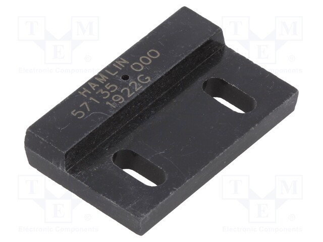 Magnet: permanent; 28.57x19.05x6.35mm; AlNiCo-5