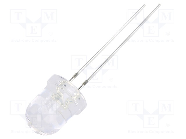 LED; UV; 30°; 20mA; P: 114mW; 400-410nm; THT; 3÷3.8VDC