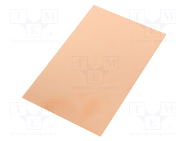 Laminate; FR4; 0.8mm; L: 160mm; W: 100mm; Coating: copper