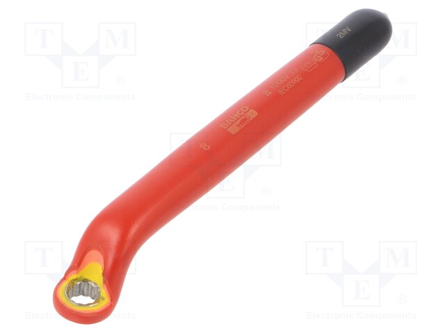 Key; insulated,box; 8mm; IEC 60900,VDE; tool steel; 1kV; 150mm