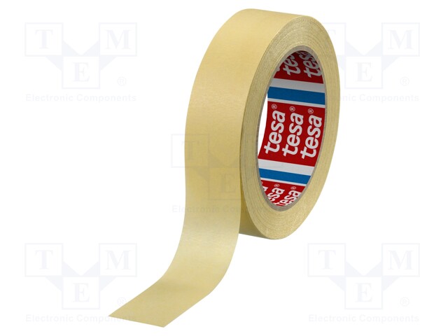 Tape: masking; W: 30mm; L: 50m; D: 130um; natural rubber; 10%