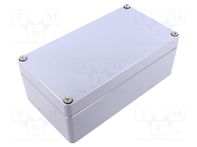 Enclosure: multipurpose; X: 120mm; Y: 220mm; Z: 81mm; AL; aluminium