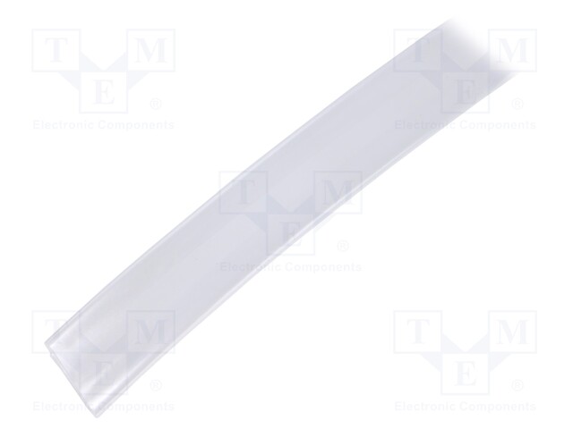 Heat shrink sleeve; glueless; 2: 1; 9.5mm; transparent; Len: 75m