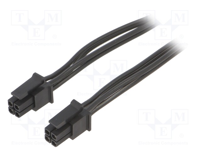 Cable; Micro-Fit 3.0; MX-43025-0400,female-female; PIN: 4; 0.2m