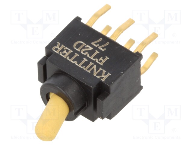 Switch: toggle; Pos: 2; ON-ON; 0.15A/28VDC; Leads: flat pin; 100mΩ