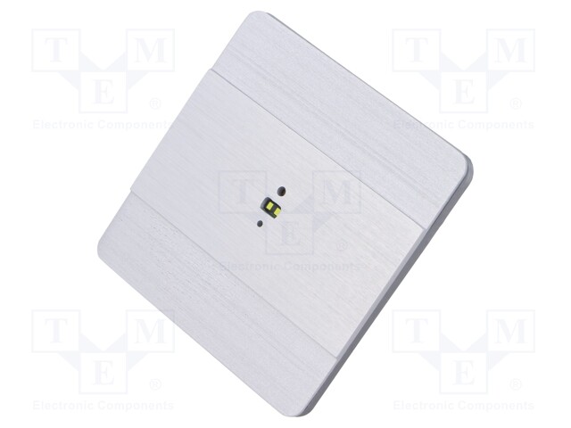 Sensor: laser; 9÷27VDC; 80x80x6.5mm; IP30; -10÷45°C; DRL; aluminium