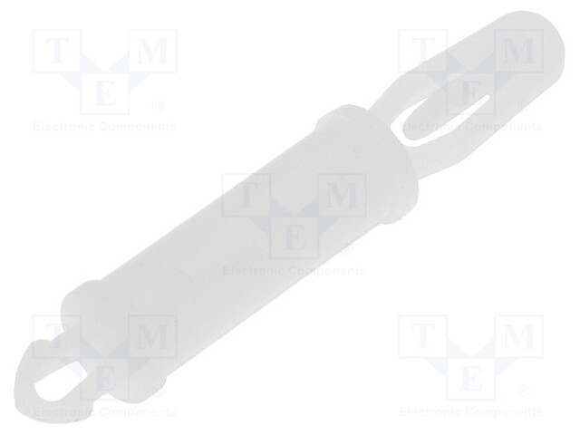 Assembly stud; polyamide; L: 12.7mm; latch/latch; Ø2: 2.54mm