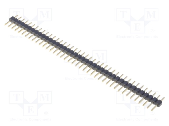 Pin header; pin strips; male; PIN: 40; straight; 2mm; THT; 1x40