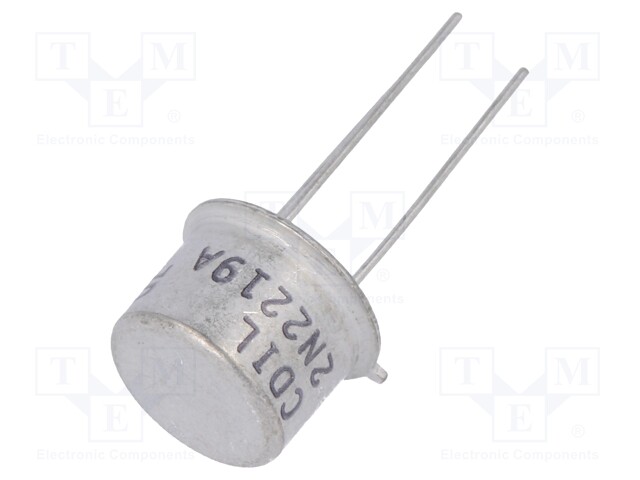 Transistor: NPN; bipolar; 40V; 0.8A; 0.8/3W; TO39; 4dB