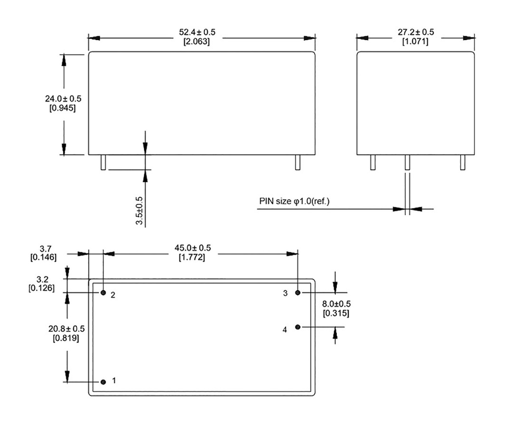 Converter: AC/DC; 20W; 90÷264VAC; Usup: 100÷370VDC; Uout: 18VDC