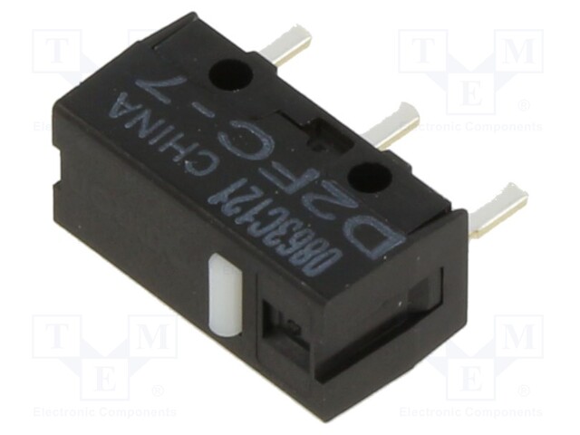 Microswitch SNAP ACTION; without lever; SPST-NO; 0.001A/6VDC