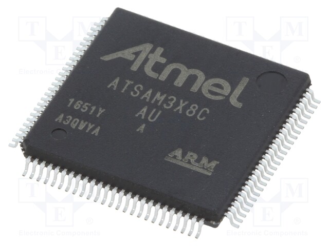 ARM microcontroller; SRAM: 96kB; Flash: 512kB; LQFP100; 1Msps