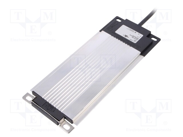 Flat heater; 50W; IP20; M6 screw; 239x100x8mm; 230V; -40÷85°C