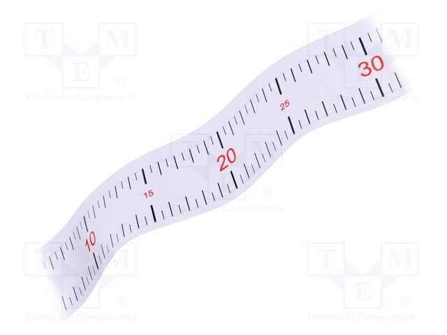 Ruler; L: 1.2m; self-adhesive; measure; glued