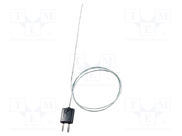 Probe: K-type temperature; -50÷400°C; 1.5mm; <5s