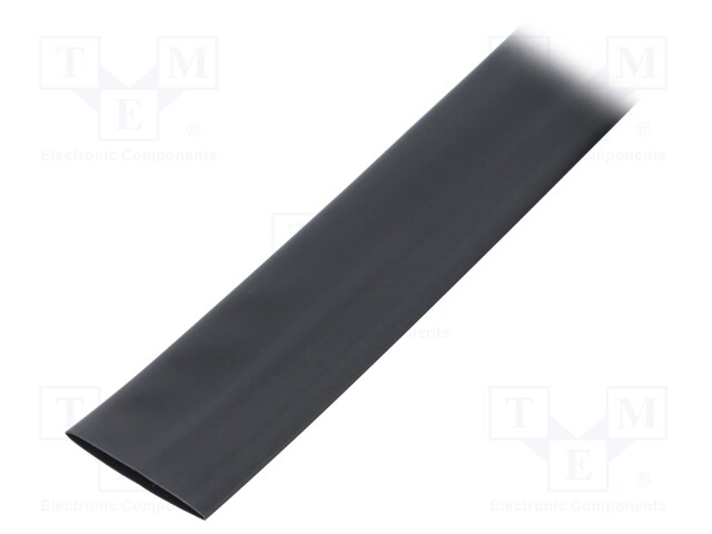 Heat shrink sleeve; flexible; 2: 1; 25.4mm; L: 10m; black