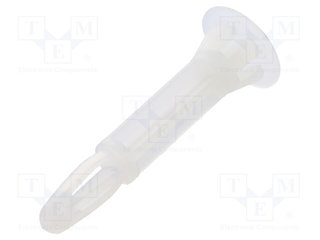 Assembly stud; polyamide; L: 4.8mm; latch/latch; Ø2: 6mm; Ø1: 4mm