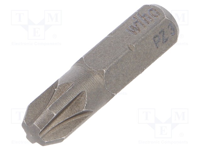 Screwdriver bit; Pozidriv®; PZ3; Overall len: 25mm; 3pcs.