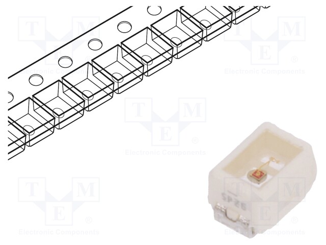 LED; SMD; Mini PLCC2,2014; yellow; 355÷1120mcd; 2.3x1.5x1.4mm