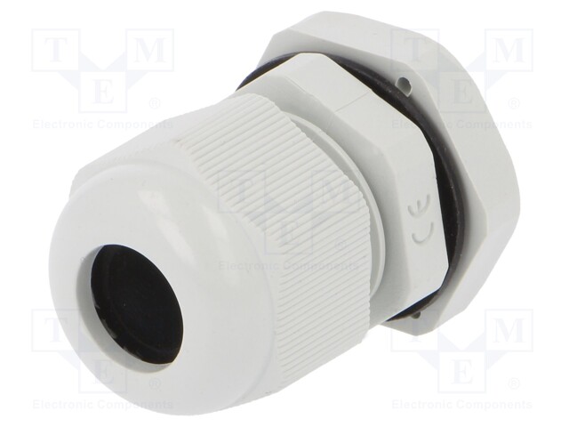 Cable gland; PG11; IP67; Mat: polyamide; grey