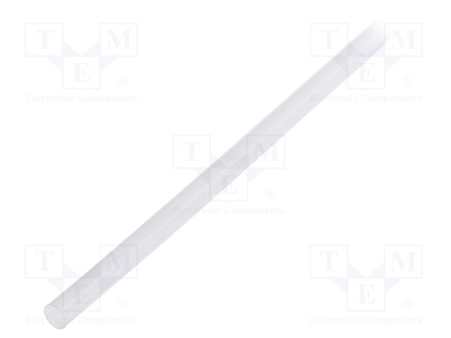 Heat shrink sleeve; glueless; 3: 1; 6mm; L: 1.2m; transparent; 5pcs.