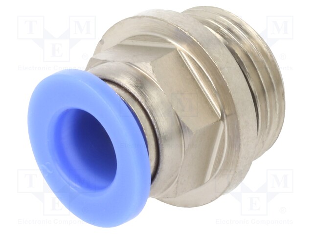 Push-in fitting; straight; G 3/8"; -0.95÷15bar; 8mm