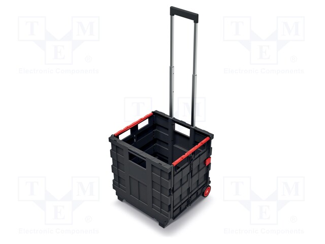 Folding trolley; 396x370x960mm; 25kg; CART T; on wheels