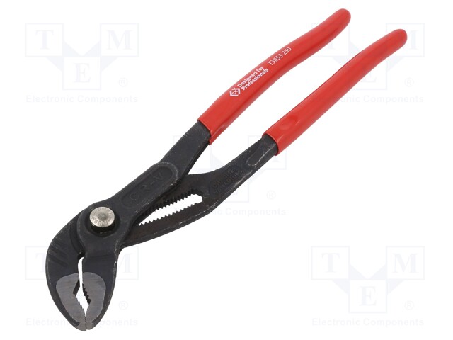 Pliers; for pipe gripping; 250mm