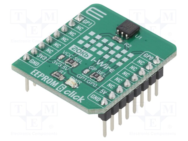 Click board; EEPROM memory; 1-wire; DS28EC20; 3.3/5VDC