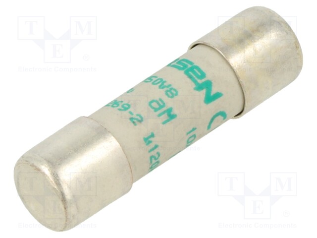 Fuse: fuse; aM,time-lag; 8A; 500VAC; 10x38mm